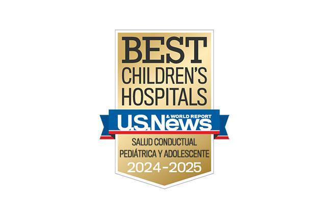 Best Children's Hospitals U.S. News & World Report. Salud conductual pediátrica y adolescente 2024-2025.