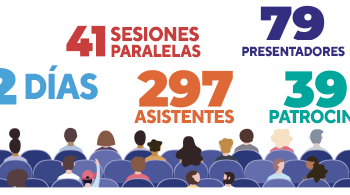 En la conferencia de dos días, que contó con 39 patrocinadores, hubo 297 asistentes, 79 presentadores y 41 sesiones paralelas.